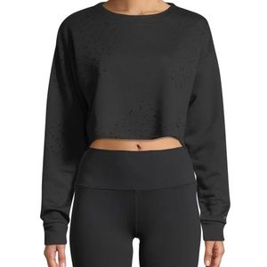 Alo yoga fierce sweat set anthracite gray
